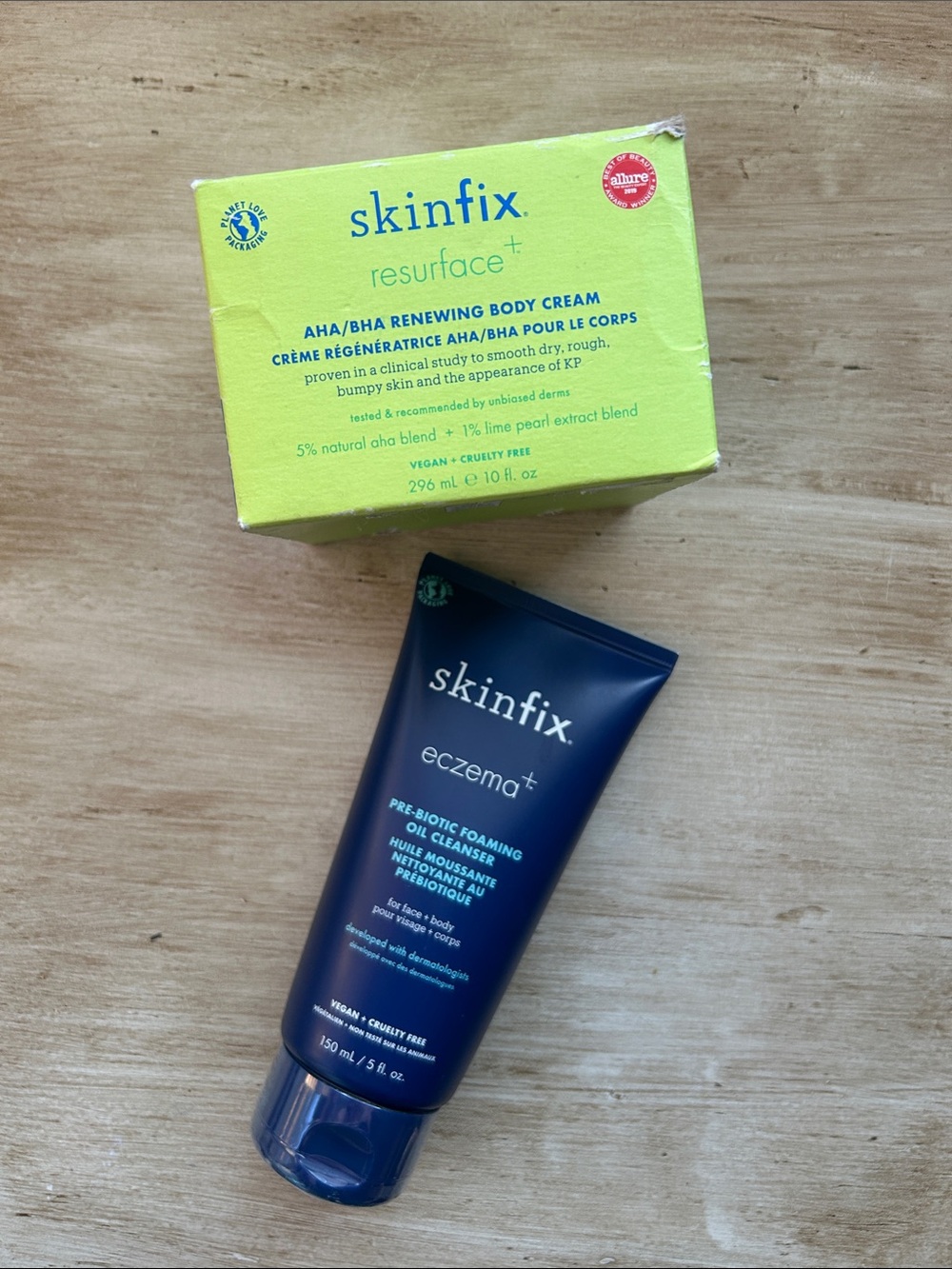 New 2 products! Skinfix foaming cleanser and body cream